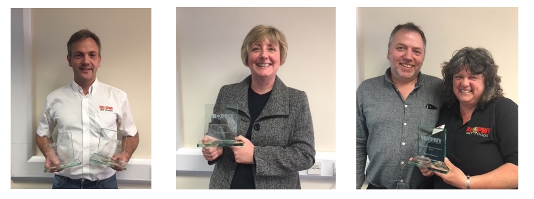 Trophy Pet Foods have named their 2018 Franchisee of the Year franchise business uk