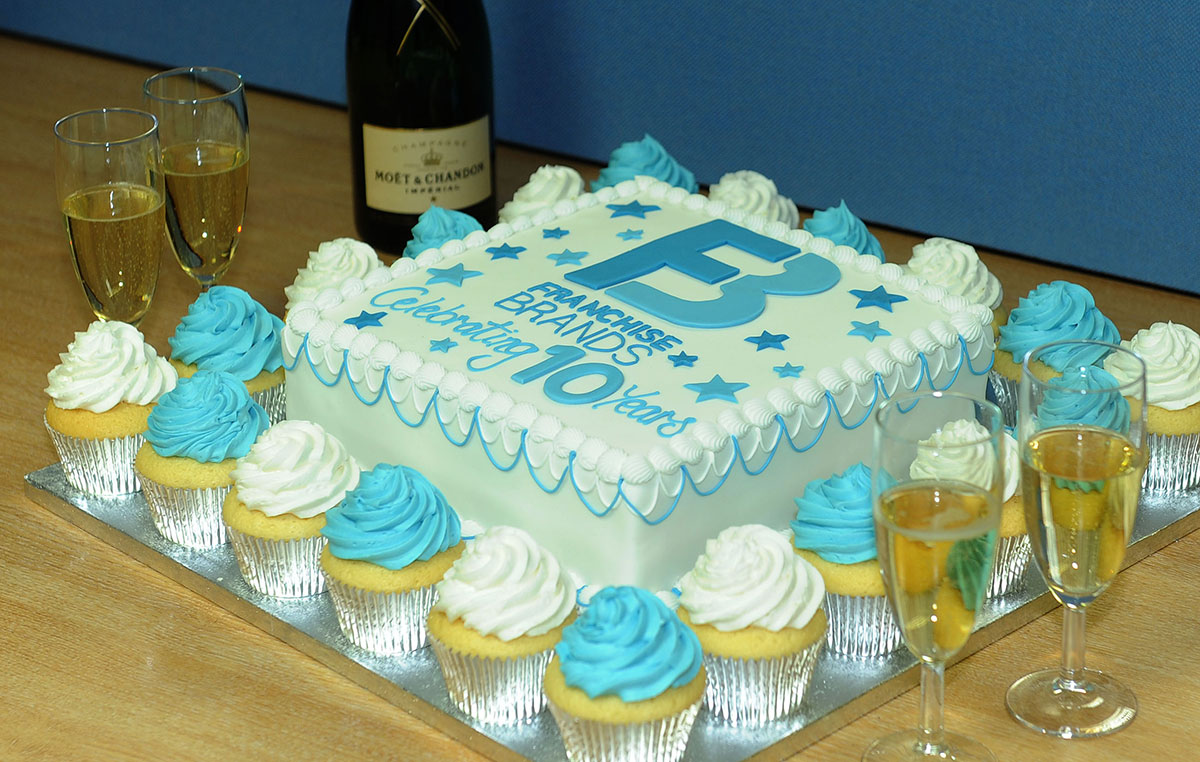 franchise brands 10 years cake