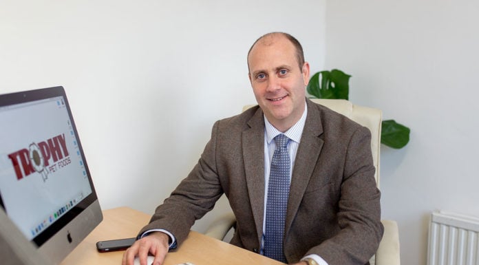 trophy pet foods new managing director
