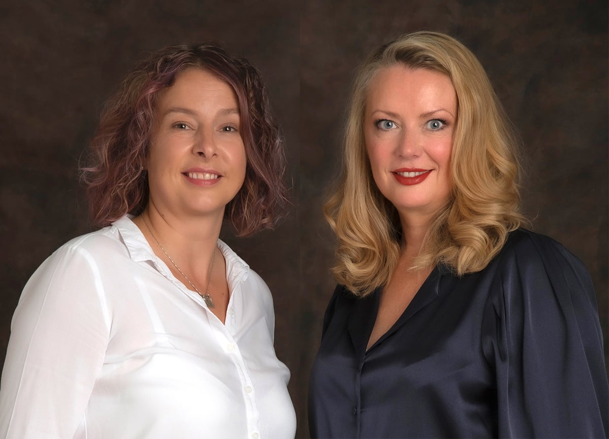 Heritage Healthcare Trafford and Cheshire Liz Rhodes and Joely Sant