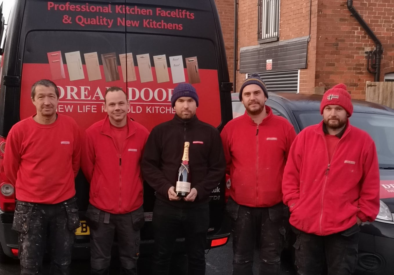 Secondary image the Dream Doors Stoke fitting team Secondary image the Dream Doors Stoke fitting team
