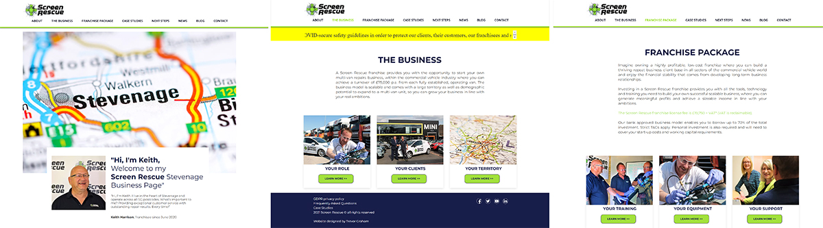 Screen Rescue Website Screen Rescue Website