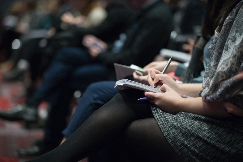 Taking notes conference