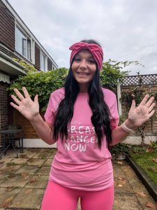 Amy Addison Wearing it Pink