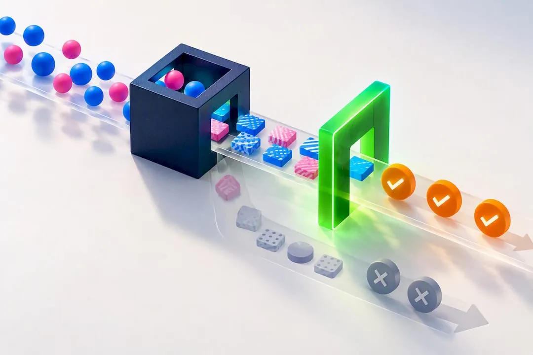 Illustrated hashed data matching conversion pathway