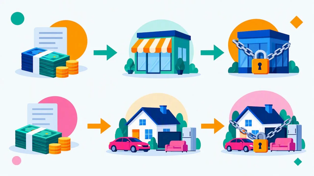 Secured vs Unsecured Franchise Loans: UK Guide How loan security and guarantees expose assets